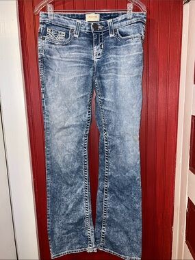 Big Star Women's Light Wash Wide Leg Jeans Size 28R